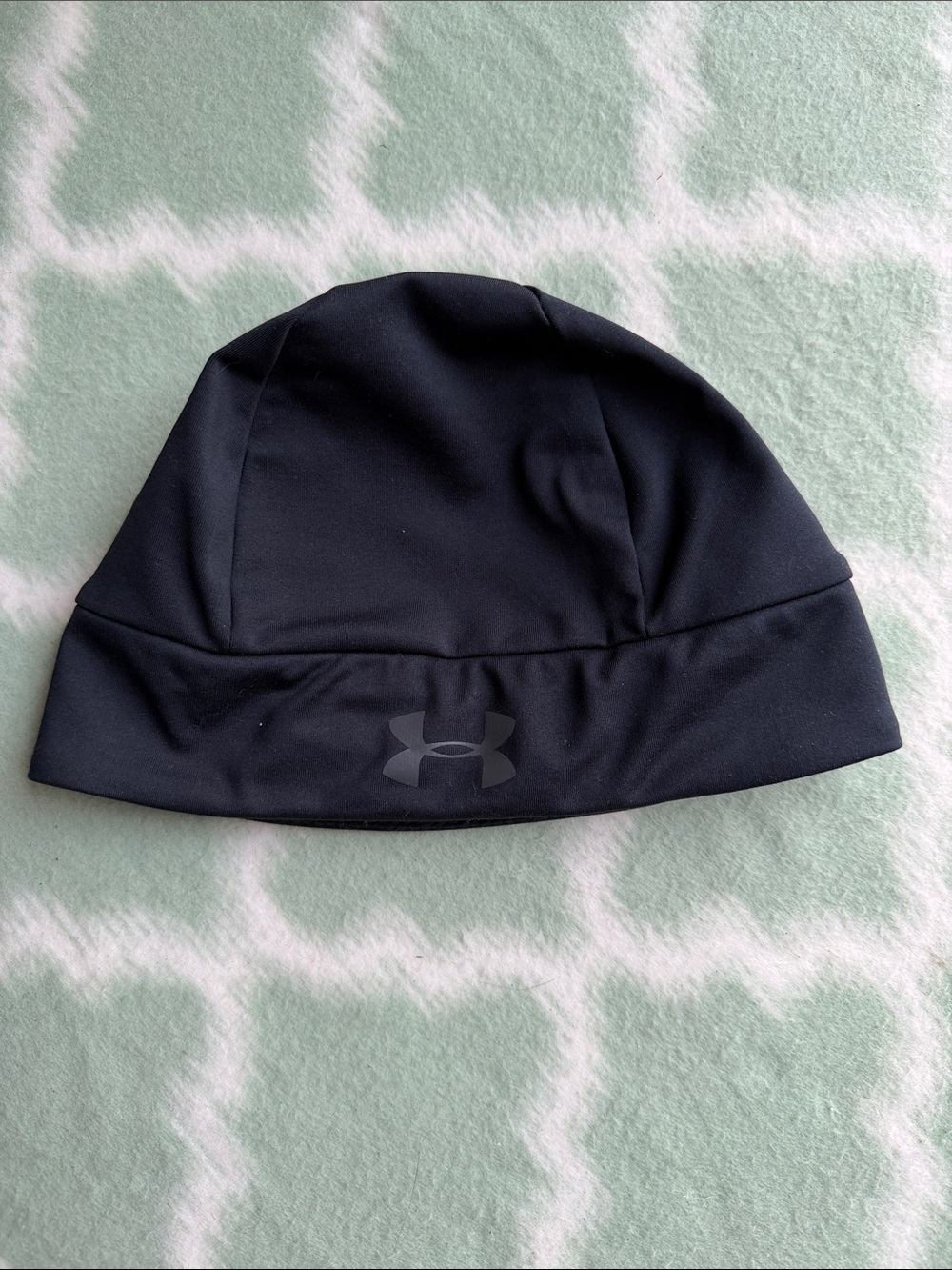 Under Armour Black Athletic Beanie with Subtle Logo Men’s One Size